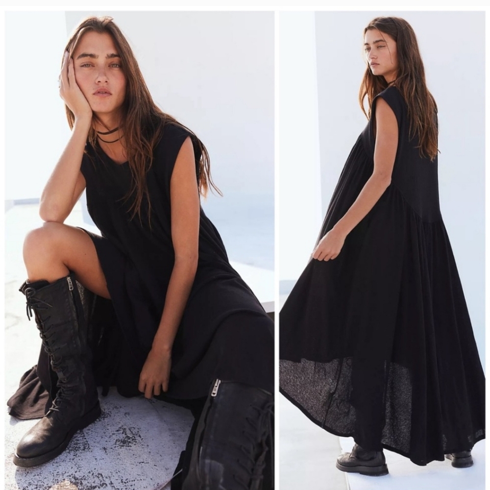 Elegant Black Sleeveless Dress